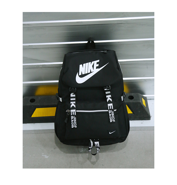 Nike Logo Backpack Black White